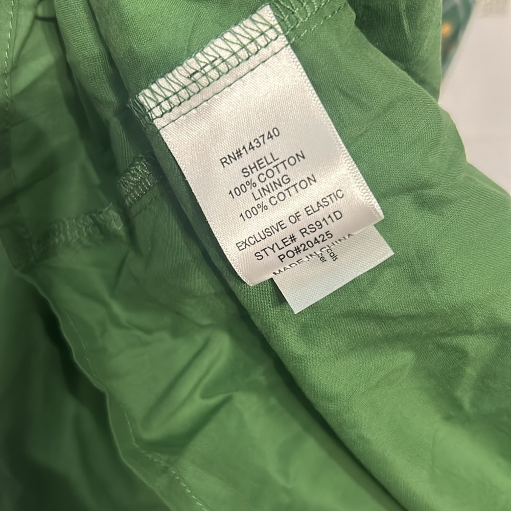 Tuckernuck Green Patterned Midi Dress - Picture 8 of 9